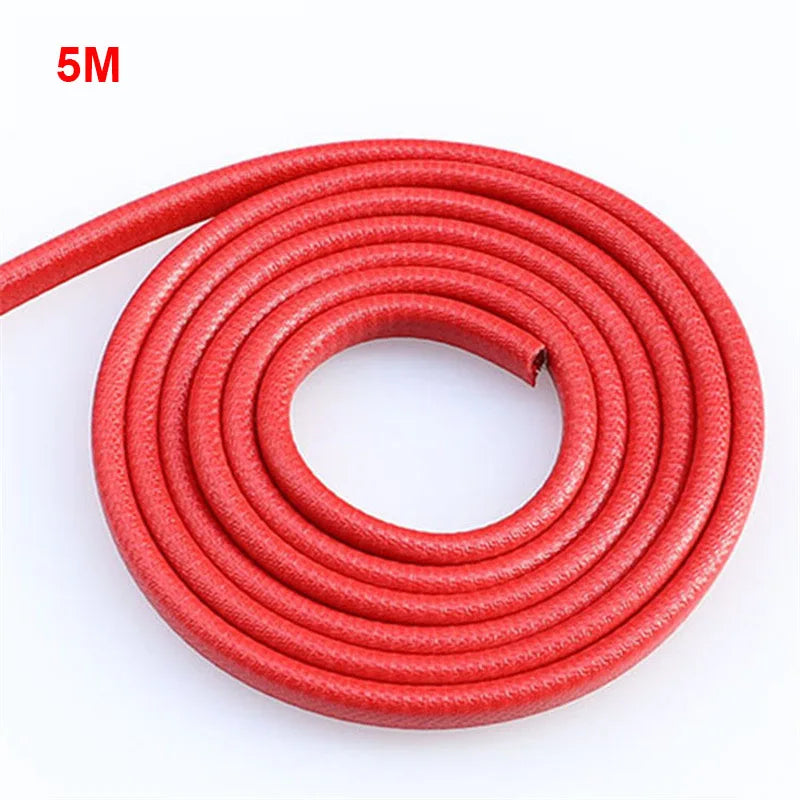 Car Door Protector Edge Scratch Strip Guard Trim Automobile Door Noise Reduction Anti Collision Protection With Steel Carstyling