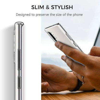 Ultra Thin Clear Case For Samsung Galaxy Note 10+ 10 Plus Transparent Silicone Soft Phone Shell For Samsung Note 10 Pro Case