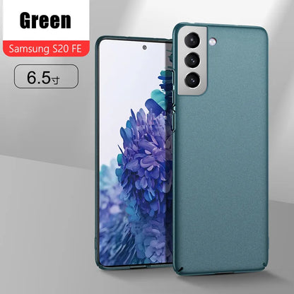 Matte Slim Hard Phone Case For Samsung Galaxy S23 Ultra S22 S21 S20 FE S10 S9 Plus Note 20 10 Pro A53 Frosted Protection Cover