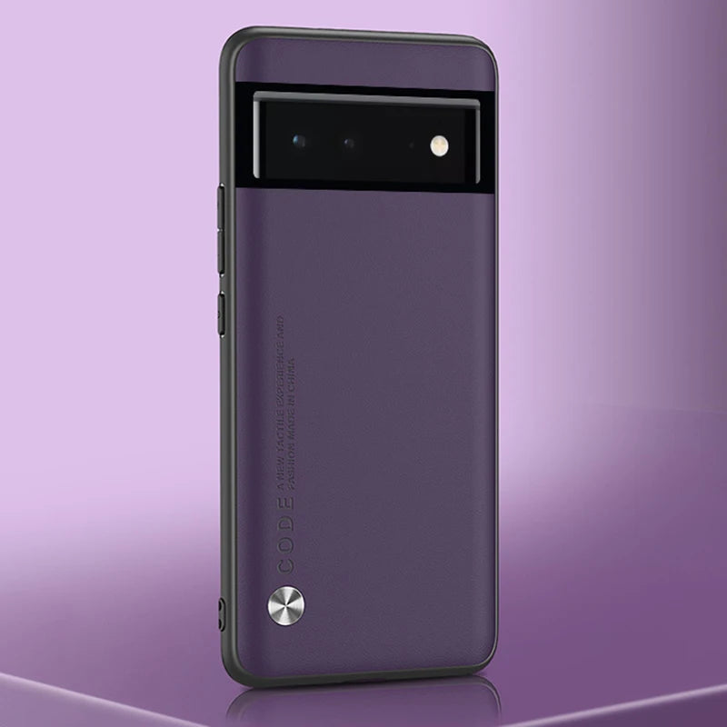 Luxury PU Leather Case For Google Pixel 6 7 8 Pro 7A 6A Back Cover Silicone Protection Phone Case For Google Pixel 7 6 Pro Coque