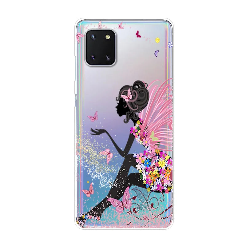 For Samsung Galaxy Note 10 Lite Case Soft Silicone TPU Back Cover For Samsung Note10 Lite 2020 Phone Cases Luxury Coque Shell
