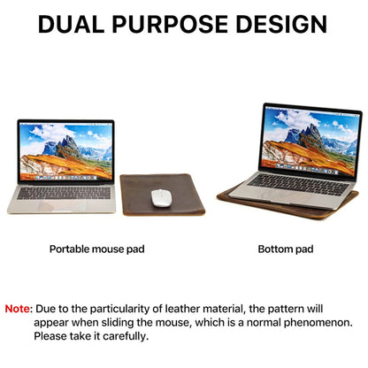 CONTACTS FAMILY Genuine Leather Laptop Sleeve Case For Macbook Pro Air 13 14 16 M4 M3 M2 Cover HP DELL XPS 13 Computer Bag Men