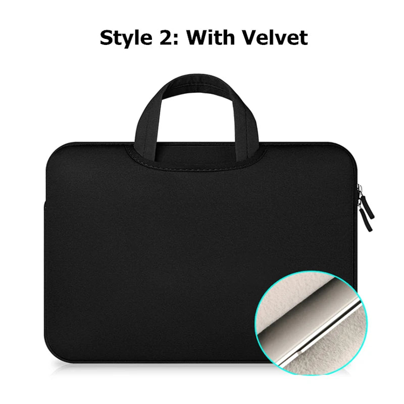 Handbag Laptop Bag 11 12 15 15.6 Inch For Xiaomi MacBook Air Pro 13 Sleeve 14 Case Cover Computer Notebook Pc Accessories Women