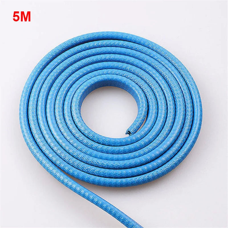 Car Door Protector Edge Scratch Strip Guard Trim Automobile Door Noise Reduction Anti Collision Protection With Steel Carstyling
