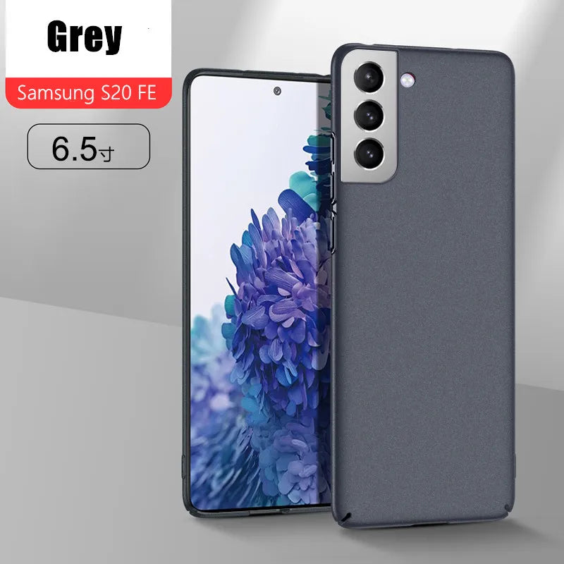 Matte Slim Hard Phone Case For Samsung Galaxy S23 Ultra S22 S21 S20 FE S10 S9 Plus Note 20 10 Pro A53 Frosted Protection Cover