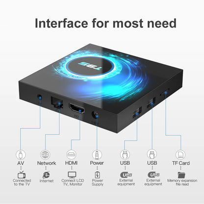Smart TV Box 2026 T95 Plus HD 6K Android 16 Allwinner H616 4GB 64GB 128GB Dual Wifi Media Player PK X96Max Plus H96 Set Top Box