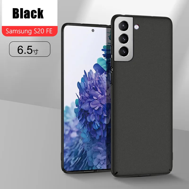 Matte Slim Hard Phone Case For Samsung Galaxy S23 Ultra S22 S21 S20 FE S10 S9 Plus Note 20 10 Pro A53 Frosted Protection Cover