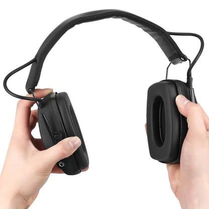 ZOHAN Shooting Hearing Protection Electronic Tactical Headset Noise Cancelling Hunting Earmuffs Shoot with Replacement Ear Pads