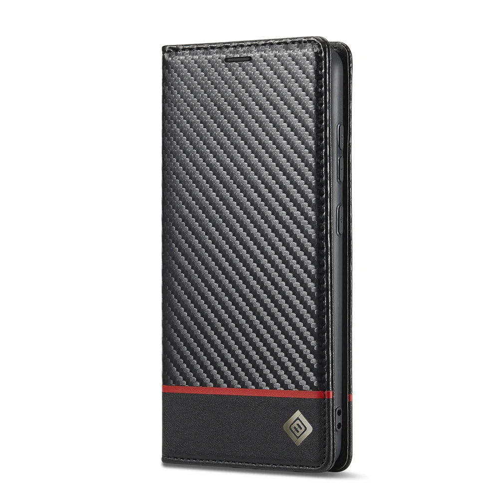Carbon Fiber Leather Case for Google Pixel 10 9 Pro XL 10A 9A 8 7 6 Pro 7A 10Pro 9Pro Business Flip Cover Card Slot Phone Wallet