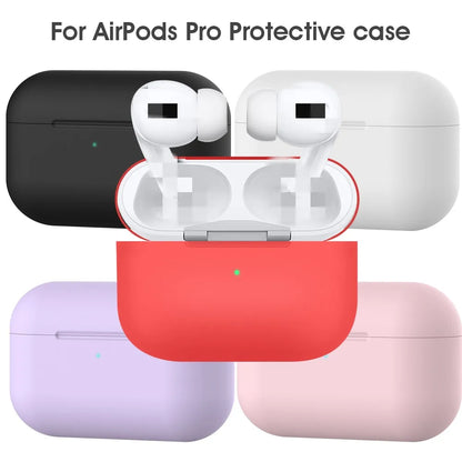 Soft Silicone Cases For Apple Airpods  Pro Protective Bluetooth Wireless Earphone Cover For Apple Air Pods Charging Box Bags