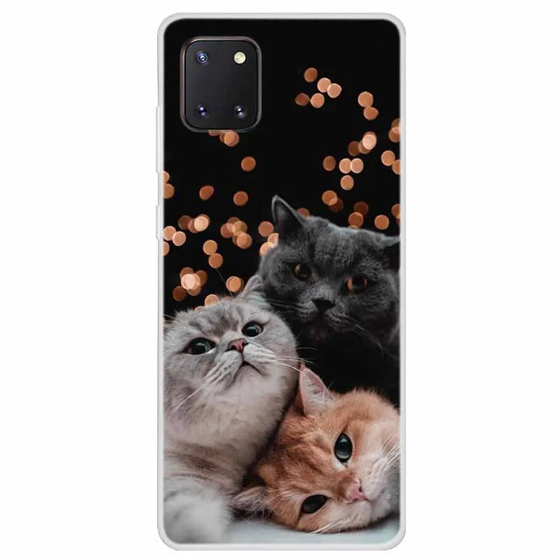 For Samsung Galaxy Note 10 Lite Case Soft Silicone TPU Back Cover For Samsung Note10 Lite 2020 Phone Cases Luxury Coque Shell