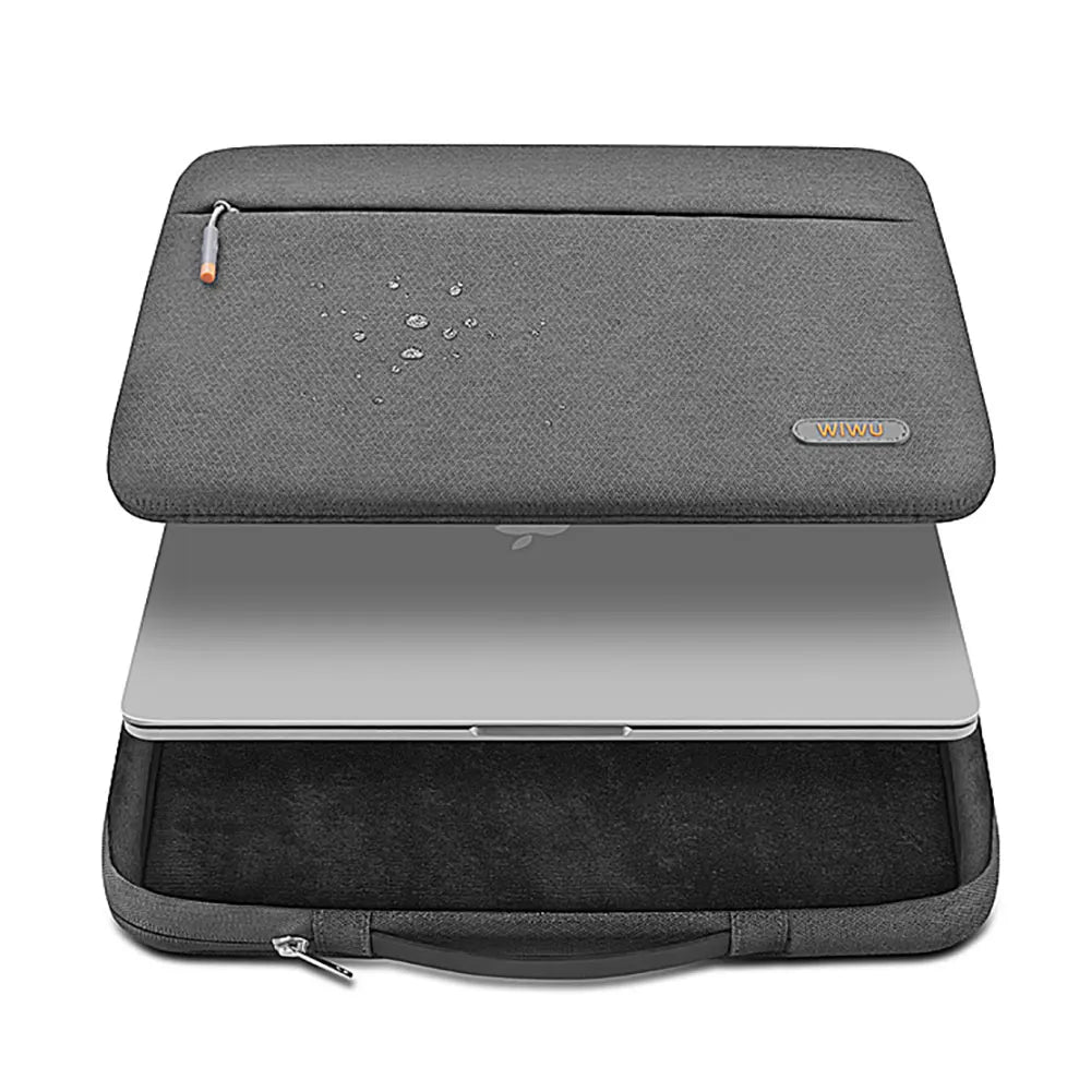 WiWU Waterproof Laptop Sleeve for MacBook Pro 14.2 16.2 Simple Handle Laptop Bag Case for MacBook Pro 13 Air 15.3 Case 2026
