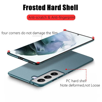 Matte Slim Hard Phone Case For Samsung Galaxy S23 Ultra S22 S21 S20 FE S10 S9 Plus Note 20 10 Pro A53 Frosted Protection Cover