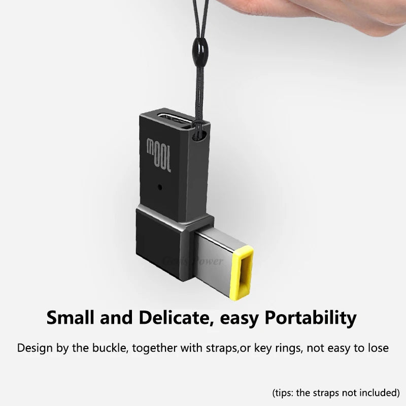 100W USB Type C to Dc Power Jack Connector for Lenovo USB C to Universal Laptop Power Adapter Plug Converter for HP Notebook
