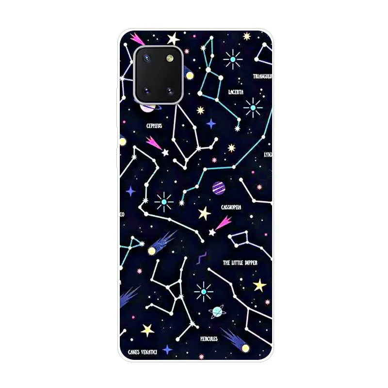 For Samsung Galaxy Note 10 Lite Case Soft Silicone TPU Back Cover For Samsung Note10 Lite 2020 Phone Cases Luxury Coque Shell