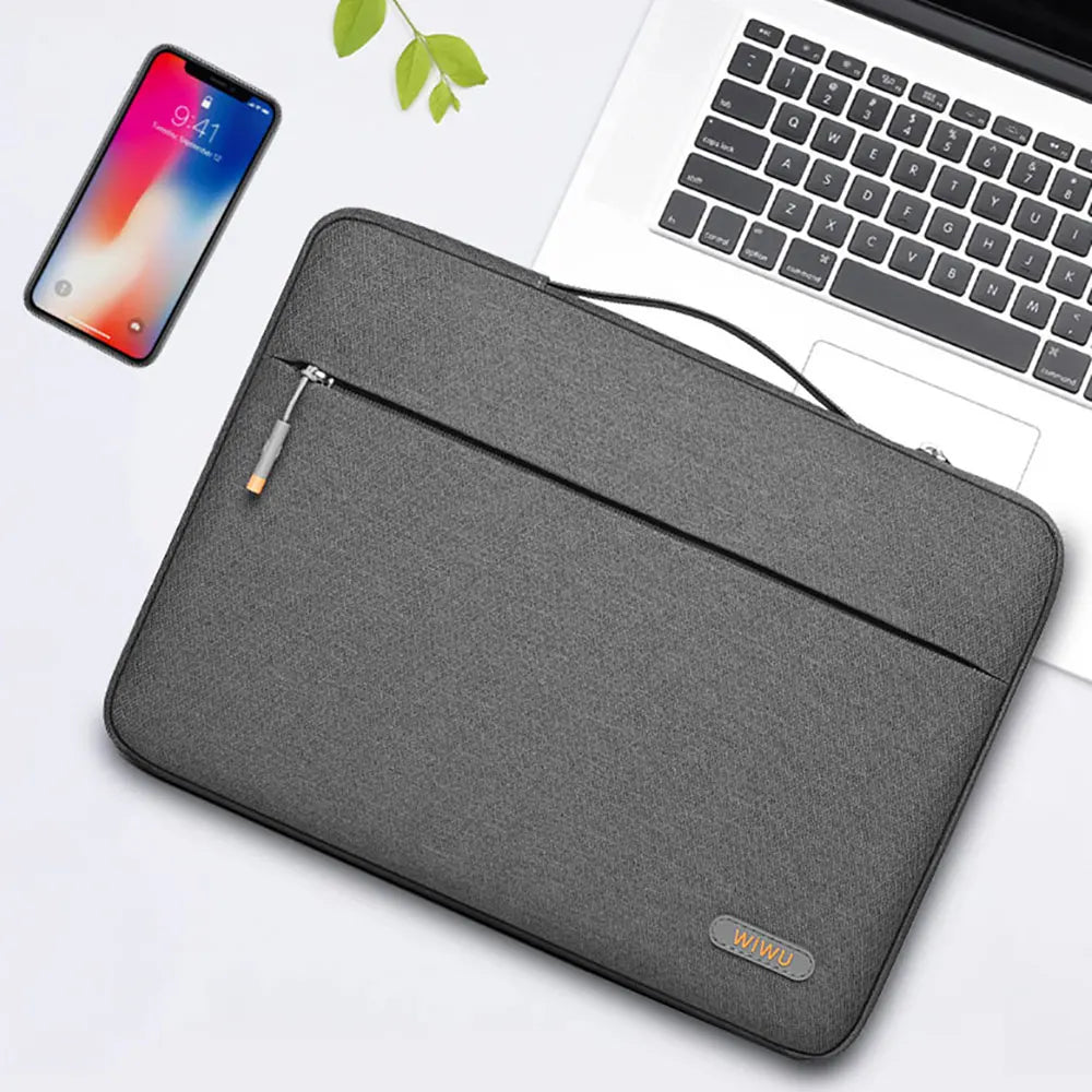 WiWU Waterproof Laptop Sleeve for MacBook Pro 14.2 16.2 Simple Handle Laptop Bag Case for MacBook Pro 13 Air 15.3 Case 2026