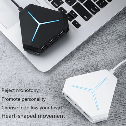 USB Hub USB 3.0 Hub USB Splitter Multi USB 2.0/3.0 Card Reader Headphone Microphone Jack 6 Ports Hub For Desktop PC Notebook