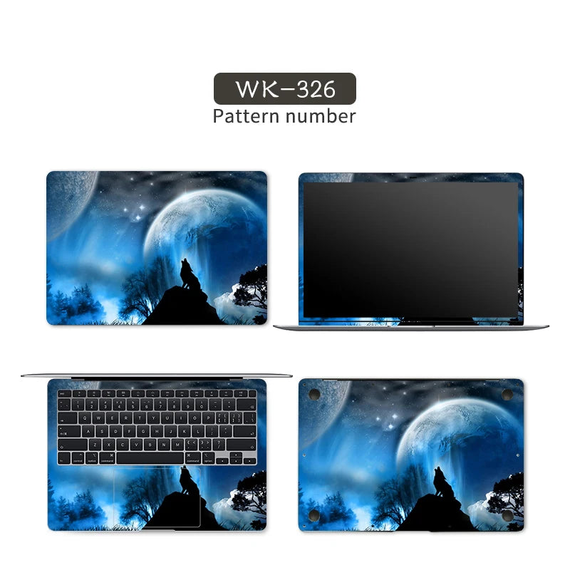 DIY Laptop Skins Stickers Notebook Vinyl Cover Sticker for Acer/Lenovo/HP/Macbook/Msi 11.6"12"13.3"14"15.6"17" Decorate Decal