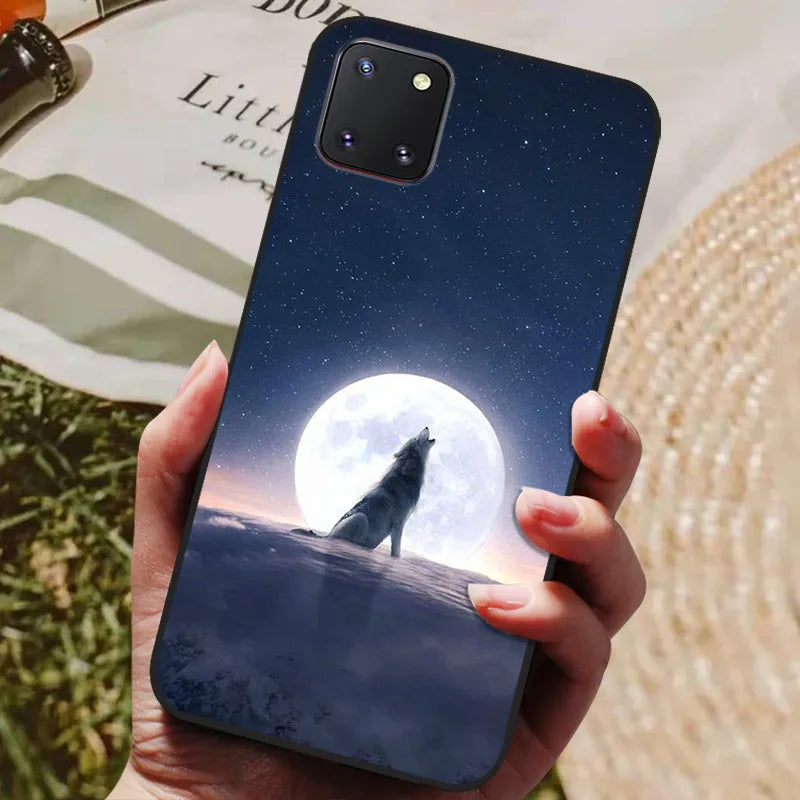for Samsung Note 10 Lite Case Wolf Cartoon Silicon Soft TPU Back Cover For Samsung Galaxy Note10 Lite S10 Lite Phone Cases
