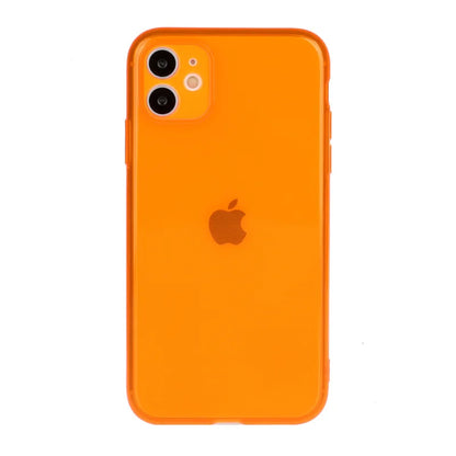 Neon Fluorescent Shockproof Case For iPhone 17 Air 16 15 14 Plus 13 12 Mini 11 Pro Max Candy Color Soft TPU Clear Bumper Cover