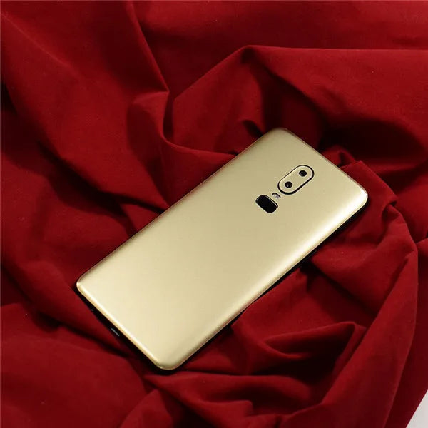 3D Carbon Fiber Skins Film Wrap Skin Phone Back Paste Sticker For OnePlus 7 Pro One Plus 7 1+6T 1+6 Pure Color Matte Film