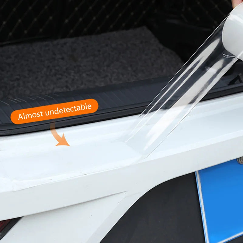 SEAMETAL Car Stickers Door Edge Protector Universal Car Door Sill Sticker Anti Scratch Transparent Film Protection Accessories