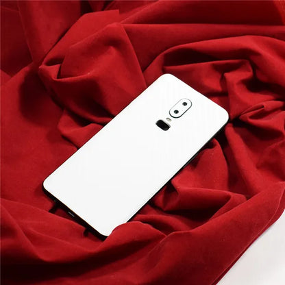 3D Carbon Fiber Skins Film Wrap Skin Phone Back Paste Sticker For OnePlus 7 Pro One Plus 7 1+6T 1+6 Pure Color Matte Film