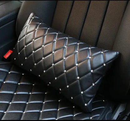 New Luxury Crystal Car Steering Wheel Covers for Women Girls Leather Rhinestone Covered Steering-Wheel Car Interior Accessories