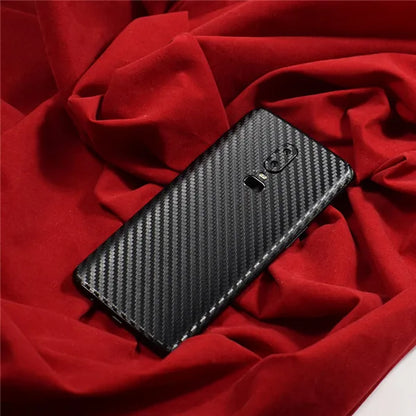 3D Carbon Fiber Skins Film Wrap Skin Phone Back Paste Sticker For OnePlus 7 Pro One Plus 7 1+6T 1+6 Pure Color Matte Film