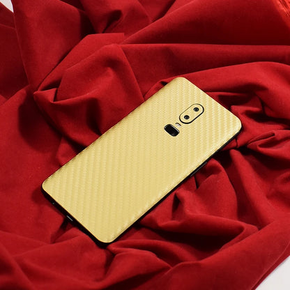 3D Carbon Fiber Skins Film Wrap Skin Phone Back Paste Sticker For OnePlus 7 Pro One Plus 7 1+6T 1+6 Pure Color Matte Film