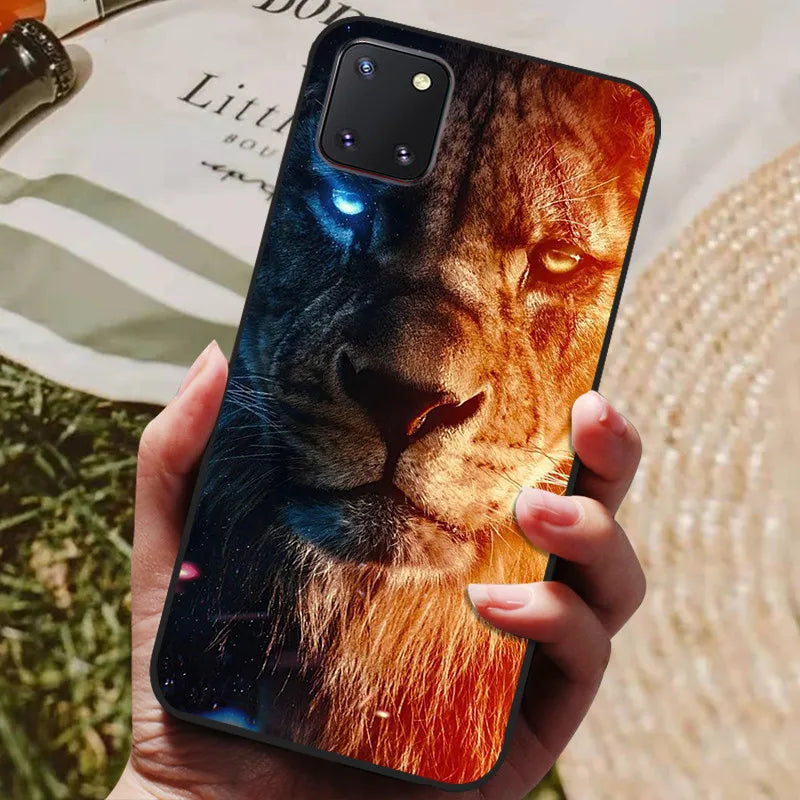 for Samsung Note 10 Lite Case Wolf Cartoon Silicon Soft TPU Back Cover For Samsung Galaxy Note10 Lite S10 Lite Phone Cases