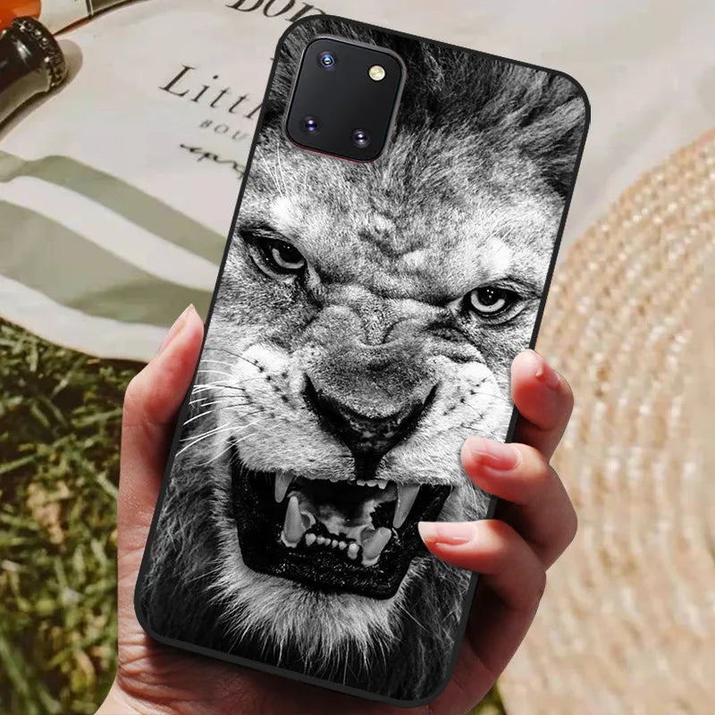 for Samsung Note 10 Lite Case Wolf Cartoon Silicon Soft TPU Back Cover For Samsung Galaxy Note10 Lite S10 Lite Phone Cases