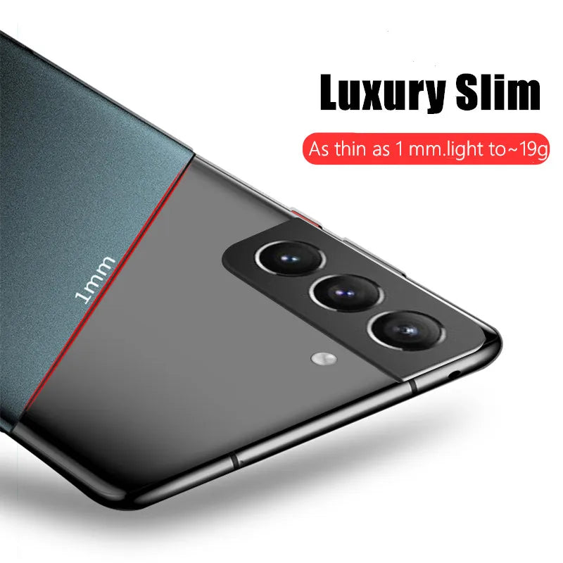 Matte Slim Hard Phone Case For Samsung Galaxy S23 Ultra S22 S21 S20 FE S10 S9 Plus Note 20 10 Pro A53 Frosted Protection Cover
