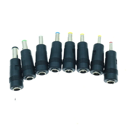 8pcs/lot 5.5X2.1mm Male to Female DC Power Adapter Jack Plug laptop adaptor Connector 6.3 6.0 5.5 4.8 4.0 3.5 2.5 2.1 1.7 1.35mm