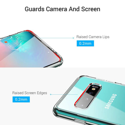Soft Silicone Transparent TPU for Samsung Galaxy S10 S10E Plus Lite 5G Case Cover S10Plus E S105G 2020 Shockproof Back Funda Gel