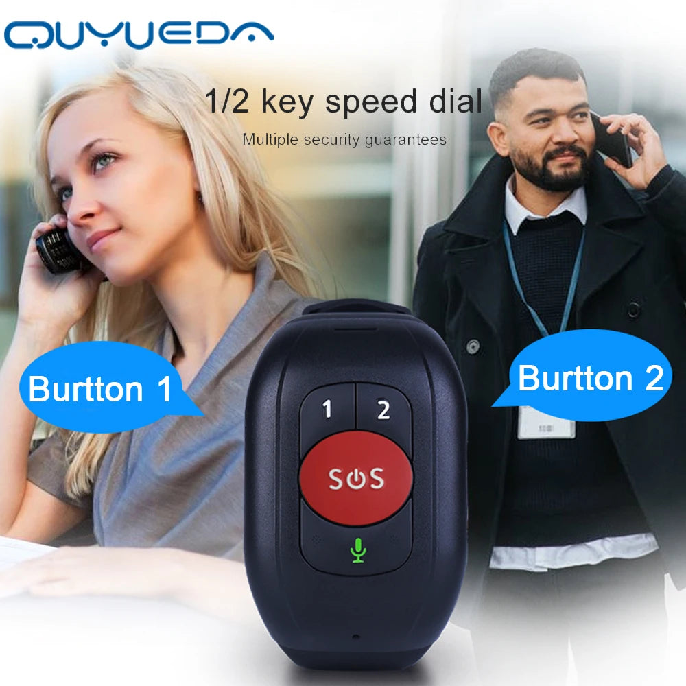 Elderly GPS Watch 4G Tracking Bracelet Health Temperature Management SOS IP67 Waterproof Old People Locator Fall Alert Tracker