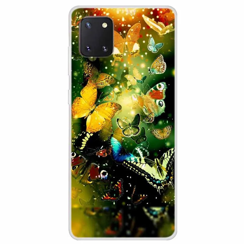 For Samsung Galaxy Note 10 Lite Case Soft Silicone TPU Back Cover For Samsung Note10 Lite 2020 Phone Cases Luxury Coque Shell