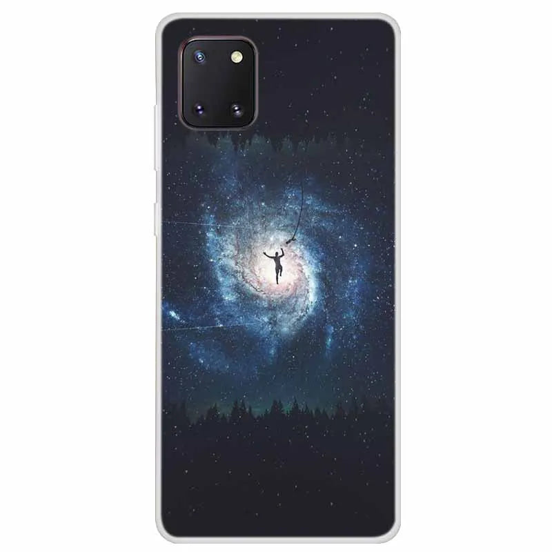 For Samsung Galaxy Note 10 Lite Case Soft Silicone TPU Back Cover For Samsung Note10 Lite 2020 Phone Cases Luxury Coque Shell