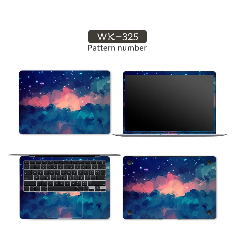 DIY Laptop Skins Stickers Notebook Vinyl Cover Sticker for Acer/Lenovo/HP/Macbook/Msi 11.6"12"13.3"14"15.6"17" Decorate Decal
