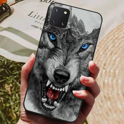for Samsung Note 10 Lite Case Wolf Cartoon Silicon Soft TPU Back Cover For Samsung Galaxy Note10 Lite S10 Lite Phone Cases