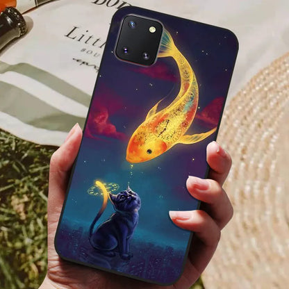 for Samsung Note 10 Lite Case Wolf Cartoon Silicon Soft TPU Back Cover For Samsung Galaxy Note10 Lite S10 Lite Phone Cases