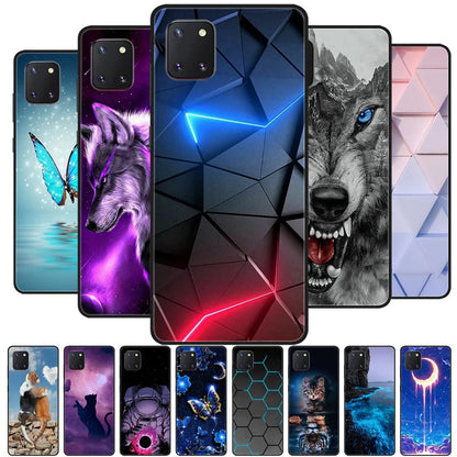 for Samsung Note 10 Lite Case Wolf Cartoon Silicon Soft TPU Back Cover For Samsung Galaxy Note10 Lite S10 Lite Phone Cases