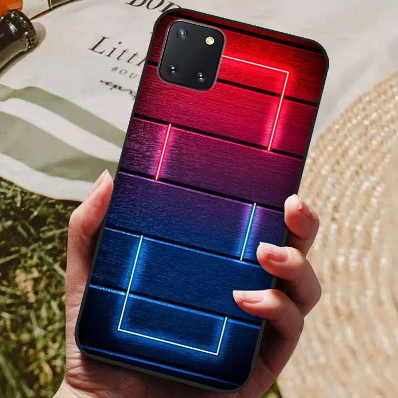 for Samsung Note 10 Lite Case Wolf Cartoon Silicon Soft TPU Back Cover For Samsung Galaxy Note10 Lite S10 Lite Phone Cases