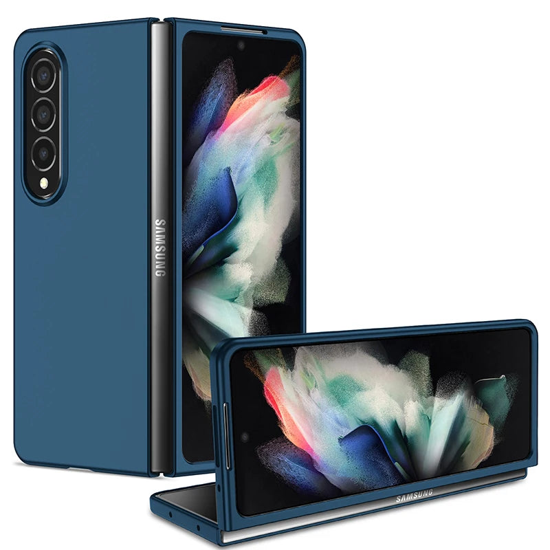 For Z Fold 5 3 2 1 Case Samsung Z Fold 4 Anti-Fingerprint Shockproof Full Protection Cover Case Black Green Purple