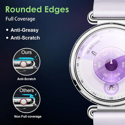 10-1Pcs for Huawei Watch GT 6 5 4 3 2 Tempered Glass 41mm 46mm Screen Protector Case-friendly Glass Protective Film for GT6 Pro