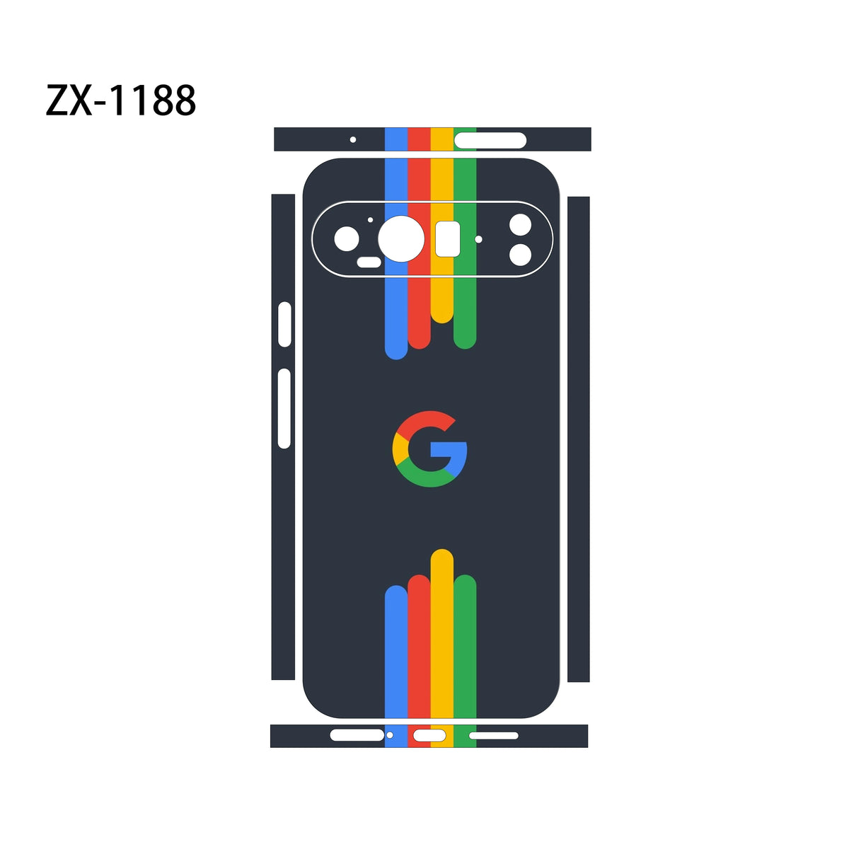 Colorful Decal Skin for Google Pixel 10 9 8 7 Pro 6 6pro Back Screen Protector Film Cover Case Macaroon Wrap Matte Sticker