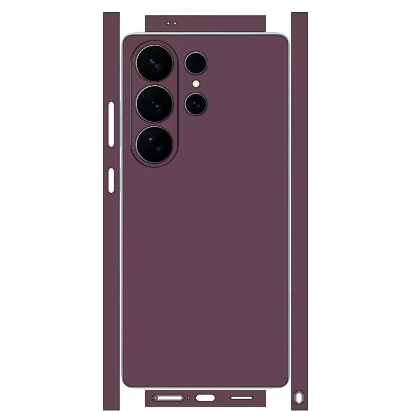 Colorful Decal Skin for Samsung Galaxy S24 S23 S26 Ultra Plus S25  Back Screen Protector Cover Wrap Stones Sticker
