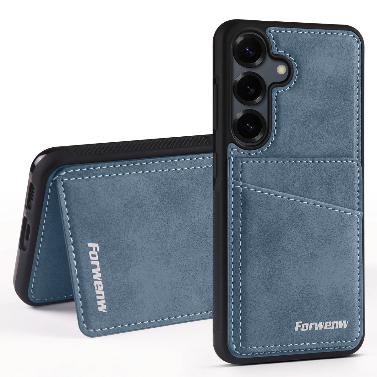 Cards Solt Wallet Leather Case for Samsung Galaxy A16 A36 A56 S25 Edge S24 Ultra S23 FE S22 S21 Plus A15 A35 A55 Magnetic Cover