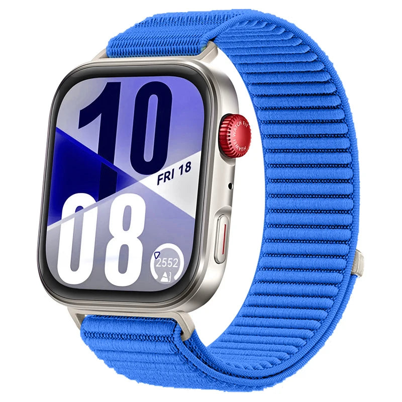 Sports Nylon Strap for Huawei Watch Fit 5 5Pro Smartwatch Woven Loop Wristband for Huawei Watch Fit3/4/4Pro Replacement Bracelet