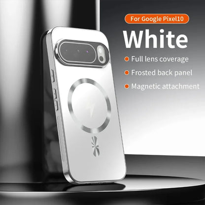 Magnetic Case For Google Pixel 11 10 9 Pro XL 8 7 6 A ProXL 10A 9A 8A 7A AG Matte Lightning Cover Protective Shockproof Cover